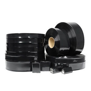 Tubo termorretráctil de PVC negro de 160mm ~ 500mm, paquete de batería Lipo 18650, funda de Cable, película aislada de litio, funda protectora - Product Image 1