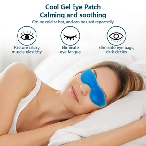 Bán buôn quầng thâm loại bỏ mát Gel ngủ mặt nạ mắt Ice hat gel không có mắt bìa thư giãn băng làm mát Gel miếng đệm mắt - Product Image 4