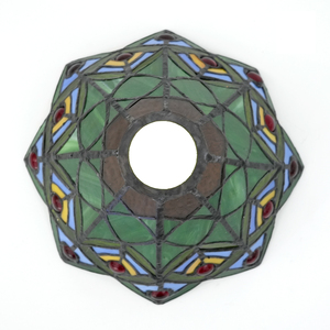 Stained Glass <strong>Lamp</strong> <strong>Shade</strong> 8 "European Creative <strong>Peacock</strong> Feather Vintage <strong>Lamp</strong> <strong>Shade</strong> for Night Light Chandelier Floor <strong>Lamp</strong> - Product Image 6