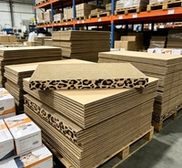 Griffoir pour chat à motif léopard, en carton ondulé à bords ondulés, lit de repos pour chat, avec noyau de remplacement épaissi et plateau de meulage des griffes