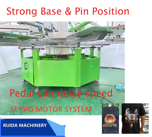 Năm màu mười hai Bảng tự động in lụa Màn hình máy với 5PC tự động cảm biến flash máy sấy - Product Image 5