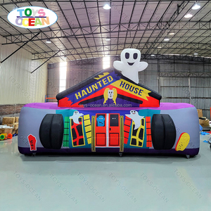 Laberinto de Casa Embrujada Inflable Comercial y Personalizado para Halloween, Ideal para Alquiler en Fiestas y Eventos - Product Image 1