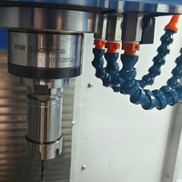 Centre d'usinage vertical CNC 4 axes VMC300 avec commande Fanuc, broche BT40, machine de fraisage de métaux