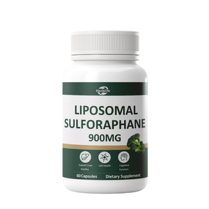 Cápsulas de Sulforafano Liposomal, Suplemento de Extracto de Brócoli, Apoyo para la Salud del Hígado y la Salud Celular, 60 Cápsulas, Etiquetas Privadas OEM - Product Image 1
