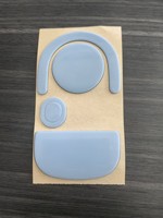 Cangkang Mouse untuk Logitech G Pro X super ringan, 2 suku cadang reparasi Mouse Gaming