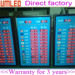 银行数字标牌室内LED显示板 & 显示外币汇率板 - Product Image 4