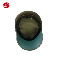 Sombreros de seguridad de fieltro de lana táctica con bordado de seda India para oficial