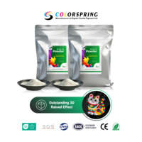 Colorspring Film de transfert d'eau 3D DTF PET pour sacs, broderie, poudre 3D DTF