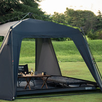 Tente instantanée automatique en maille, grand espace, anti-moustiques, abri solaire extérieur, camping, pique-nique, fête, pêche, jardin, plage, tissu Oxford