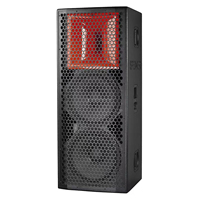 Gooermi X-25 Haut-parleur passif à 2 canaux 8 ohms AC en néodyme avec contour métallique - Utilisation professionnelle sur scène PA/FOH Durable