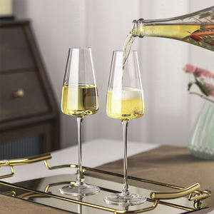 CnGlass fait à la main cristal verre à vin tasse de haute qualité sans plomb flûte à <span class=keywords><strong>Champagne</strong></span> gobelet pour mariages et fêtes - Product Image 5
