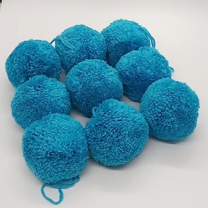 Pompón de algodón 100% de alta calidad Sjzmm, <span class=keywords><strong>pompones</strong></span> de algodón grandes de 8cm, <span class=keywords><strong>pompones</strong></span> de lana hechos a mano 100% - Product Image 5