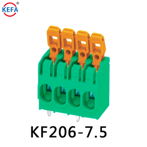 PCB Spring <b>Terminal</b> Block Connector KF206-7.5 Mm Pitch 2pins 300V 27A 24-10AWG Wholesale Hot Style - Product Image 3