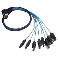 LUNG KAY SlimSAS 8i SFF-8654 a 8 Puertos SATA 12Gbps, Adaptador Interno Mini SAS para Servidor, Almacenamiento RAID, Venta al Por Mayor de Fábrica