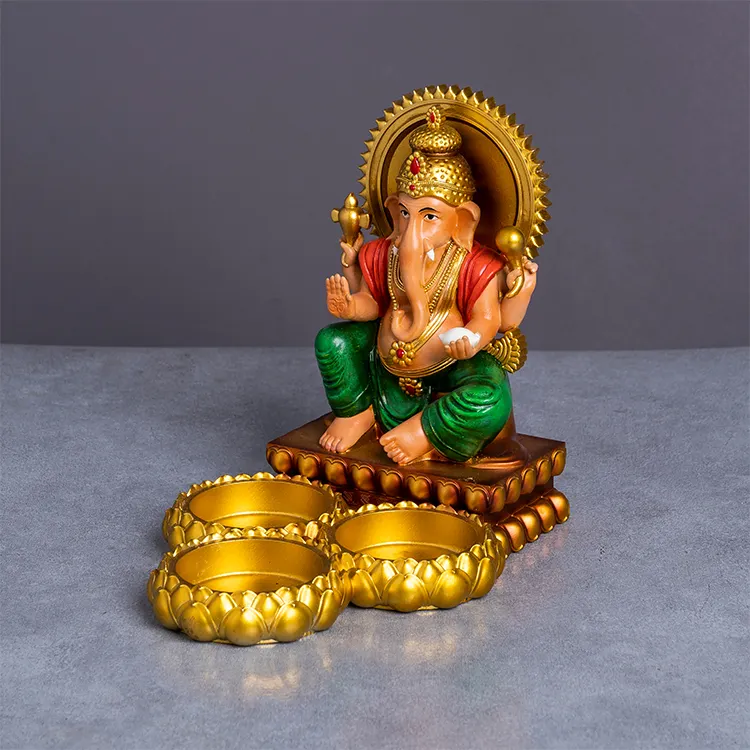 Đèn Led Trang Trí Ánh Sáng Tự Nhiên Khuôn Ganesha