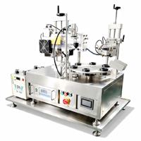 Machine de scellage de tubes en plastique à ultrasons à prix d'usine, scelleuse de tubes de crème cosmétique de bureau à plateau tournant