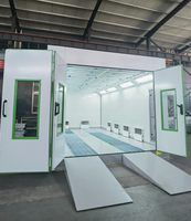 Cabine de pulvérisation de garage chauffée électrique de haute qualité professionnelle pour l'utilisation de cuisson de meubles de voiture
