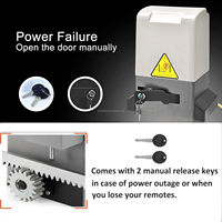 Moteur Portes Coulissantes Motorisées WSJ Wi-Fi Bluetooth Grandes Portes Étanche Alimentation CA Anti-Vol Moteur Portail Automatique 1200 Kg Ouvre-Portail Automatique