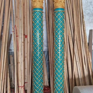 Venta Directa de Fábrica, Columnas Decorativas de Fibra de Vidrio Ligeras y Duraderas para Interiores y Exteriores, Estilo Pilar Romano con Acabado de Mármol - Product Image 5