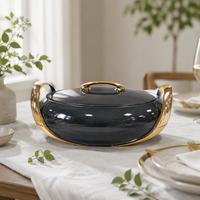 Ensemble de casseroles chauffe-plats en ABS et acier inoxydable, isolées, grande capacité, durables, portables, pour usage en cuisine et mariages