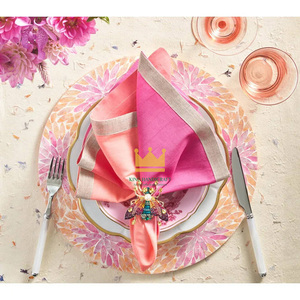 Customize Modern Round Rattan Eco-Friendly <b>Placemats</b> for Home Living Room Coffee <b>Dining</b> <b>Tables</b> From Vietnam - Product Image 3