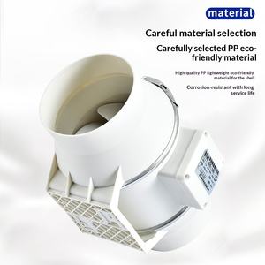 Nuevo Ventilador Axial <span class=keywords><strong>de</strong></span> Flujo Diagonal para Extracción <span class=keywords><strong>de</strong></span> Humo en Cocina y Baño, con Motor <span class=keywords><strong>de</strong></span> Cobre Puro y Control Remoto - Product Image 3