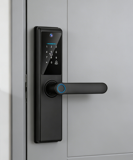Wholesale S821max Smart Door Lock with Camera Capture Tuya WiFi App Remote Control Fingerprint & Passcode Entry for Home Hotel