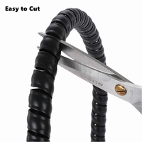 Fundas Protectoras en Espiral para Cables, para Protección de Mascotas, Certificación ISO/CE, Resistentes a la Temperatura de -50 °C a +150 °C