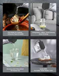 Distributeur d'eau chaude et froide instantanée 75 GPD en plastique, avec filtre purificateur, pour miel, lait chaud, eau bouillante, glace, plusieurs types d'ensembles de filtres en option, pour extérieur, commande à une touche - Product Image 5