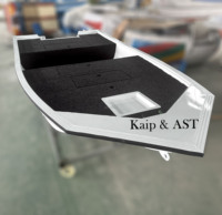 Bateau de pêche simple de 4,2 mètres en alliage d'aluminium soudé, moteur moins cher, vente chaude pour la pêche en lac et en rivière