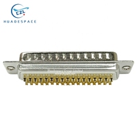 Cable Micro D-sub Industrial DB50 Macho de 50 Pines Personalizable, Conector Rectangular DB9 DB15 DB25 DB37 Chapado en Oro CZL Huadespace