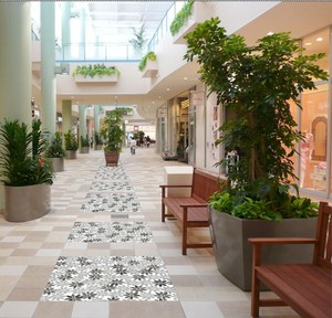 Hiện đại biệt thự Daisy đá cẩm thạch khảm tường gạch Gốm Đá cho sàn hồ bơi phòng khách căn hộ ăn uống sàn gỗ mô hình vuông - Product Image 6