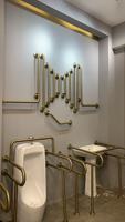 Barre d'appui de sécurité pliable en forme de U, main courante de toilette en acier inoxydable pour personnes handicapées, rail de soutien pliable pour salle de bain, capacité de charge de 250 kg