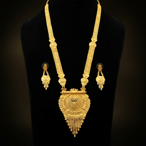 Wholesale 14K 18K 24K Micro Gold Plated Fashion Jewelry Set, Traditional Design Jewelry Set, Brass Micro Forming <b>Long</b> <b>Necklaces</b>. - Product Image 3