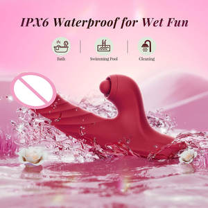 Vibrateur Lapin Tapotant Point G Féminin, Stimulateur Clitoridien Vaginal, Gode Pénétrant et Vibrateur à Insertion pour Femmes - Product Image 4