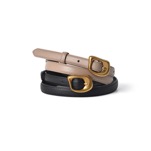 <span class=keywords><strong>Ceinture</strong></span> Fine <span class=keywords><strong>en</strong></span> Alliage Designer Dives pour <span class=keywords><strong>Femme</strong></span> avec Boucle Ardillon – Sangle de Taille Fine et Authentique de Qualité Supérieure, Largeur 1,8 cm, Longueur 105 cm - Product Image 1