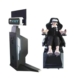Yhy פארק כל סגסוגת אלומיניום 9d מציאות מדומה קולנוע רולר רכבת 360 מסתובב Vr כיסא סימולטור חומרה Vr