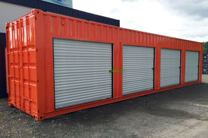 Porte de garage <span class=keywords><strong>en</strong></span> acier galvanisé épaissi, manuelle, pour entrepôt de stockage - Product Image 2