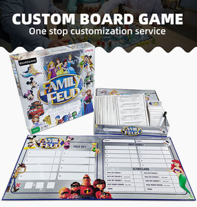 Jeux de société personnalisés imprimés à chaud pour la famille, pour enfants et adultes, avec boîte, échantillon gratuit - Product Image 1