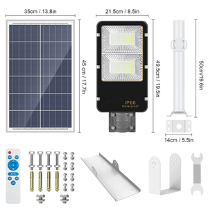 Lampadaire <span class=keywords><strong>solaire</strong></span> autonome, poteau tubulaire en métal, éclairage <span class=keywords><strong>solaire</strong></span> LED, lampadaire privé <span class=keywords><strong>sans</strong></span> électricité, éclairage <span class=keywords><strong>solaire</strong></span> extérieur - Product Image 4