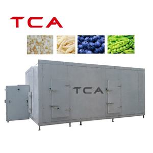 Congélateur rapide fluidisé TCA 100-3000 kg/h Uniforme <span class=keywords><strong>de</strong></span> congélation unique Aliments surgelés Pois surgelés Frites Pépites <span class=keywords><strong>de</strong></span> poulet - Product Image 2