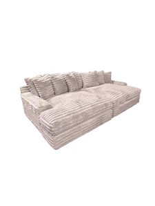 Cama de concubina de tela de terciopelo grande de Italia, sofá seccional lavable desmontado de fila recta profunda para uso doméstico en Hotel/Villa - Product Image 5