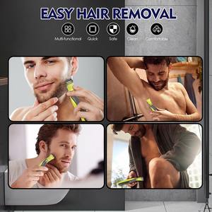 Cuchilla de <span class=keywords><strong>repuesto</strong></span> para cabezal de <span class=keywords><strong>afeitadora</strong></span> de barba Manual para hombre, cuchilla de <span class=keywords><strong>repuesto</strong></span> para <span class=keywords><strong>Philips</strong></span> OneBlade Razor Men Beard Trimmer Blades, accesorios de <span class=keywords><strong>repuesto</strong></span> - Product Image 4