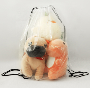 Biểu Tượng Tùy Chỉnh In Sinh Thái Thân Thiện Với Dây Kéo Ba Lô Nhựa Rõ Ràng Túi Trong Suốt Chuỗi Pouch Túi Dây Đeo Vai - Product Image 1