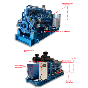 Generador silencioso de potencia de turbina de Gas Natural Cummins refrigerado por agua de alta eficiencia CNG LNG 100kw 200kw <span class=keywords><strong>300kw</strong></span> 400kw 500kw 800kva