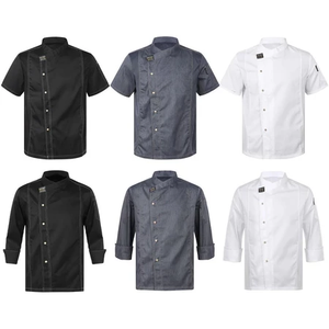 Giacca da Chef da Uomo per Adulti Uniforme da Lavoro per <span class=keywords><strong>Cucina</strong></span> Hotel - Product Image 4