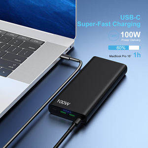 <span class=keywords><strong>Batterie</strong></span> <span class=keywords><strong>externe</strong></span> électronique PD 100W Type C 26800mAh 100W pour ordinateur portable <span class=keywords><strong>Macbook</strong></span> <span class=keywords><strong>Pro</strong></span>, tablettes Vision VR - Product Image 3
