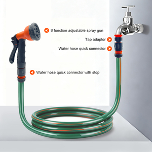 Tuyau d'arrosage flexible extensible en PVC vert HARDEN Tuyau d'arrosage flexible Tuyau d'arrosage et enrouleurs Produit 633211 -633235 - Product Image 6