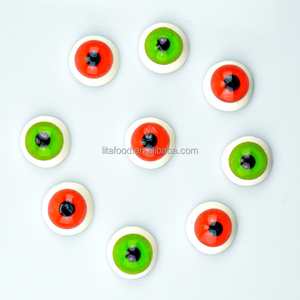 Caramelos MINICRUSH, Dulces Personalizados OEM con Sabor a Frutas, Caramelos <span class=keywords><strong>de</strong></span> Goma Suaves en Forma <span class=keywords><strong>de</strong></span> Ojos, Venta al Por Mayor en Bolsa - Product Image 1