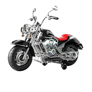 Nuova Moto Elettrica per Bambini, Alimentata a Batteria, Corpo in Plastica, Design con Posto Passeggero, Ruote Stabilizzatrici - Product Image 2